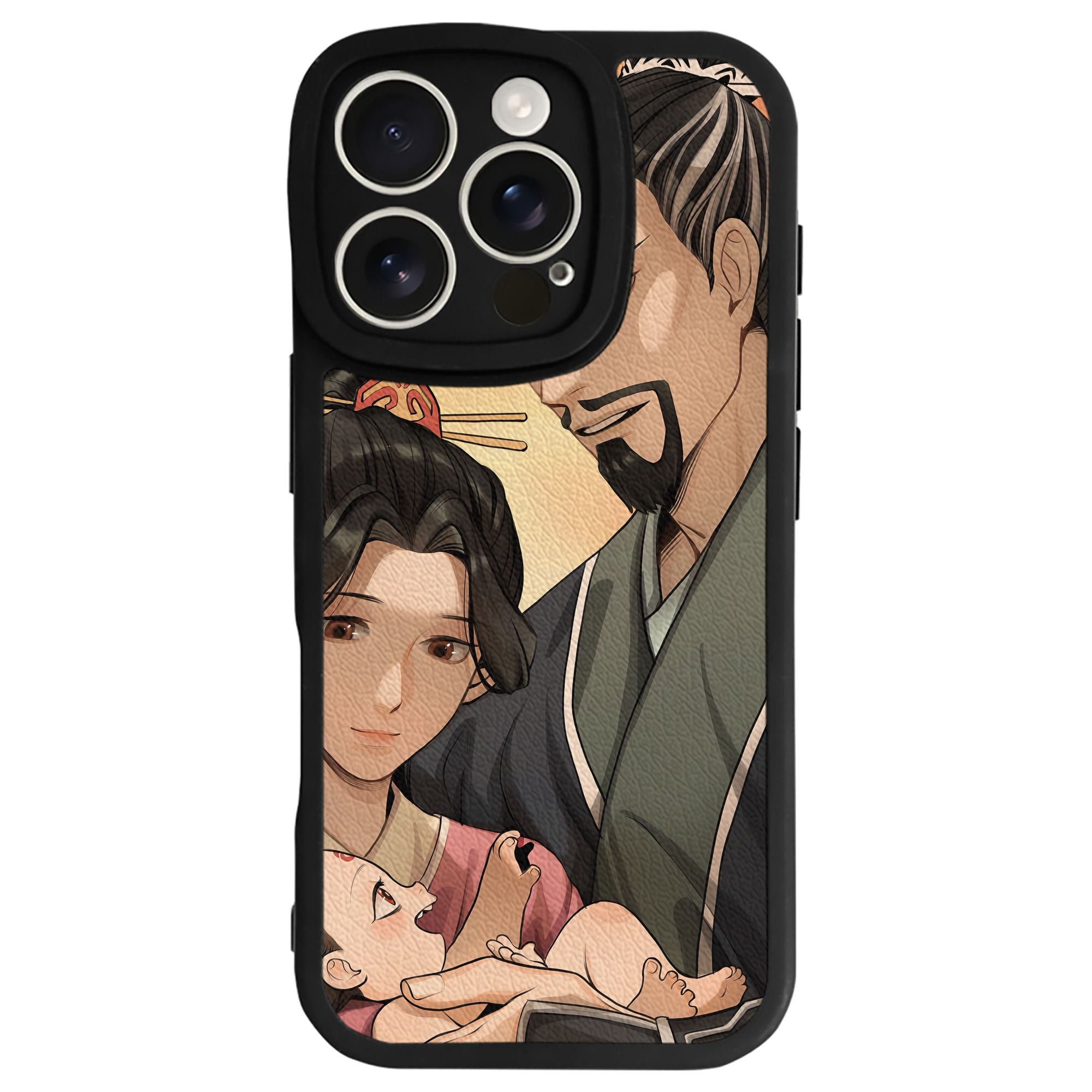 （画像用） Ne Zha 2 ナタ 魔童の大暴れ 【iPhone 16シリーズ対応】シリコンスマホケース（レザー調） 材質：シリコン
